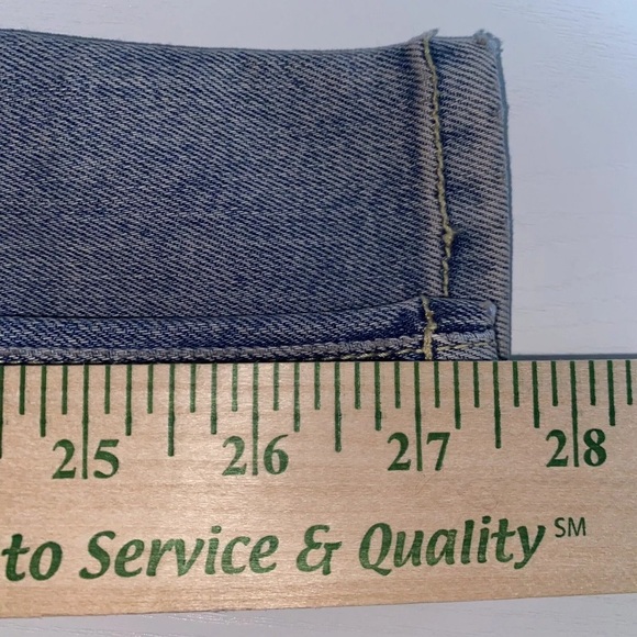 SOLD!!!  Current/Elliott Skinny Jeans Womens Size 27 Designer Blue Denim Cotton - Picture 6 of 7